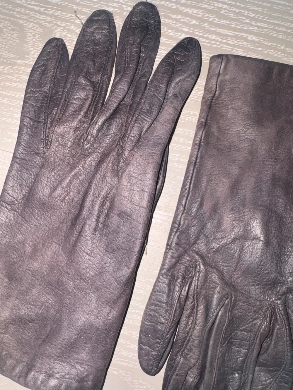 100% ANTRON NYLON LINING BROWN GLOVES  Size 7